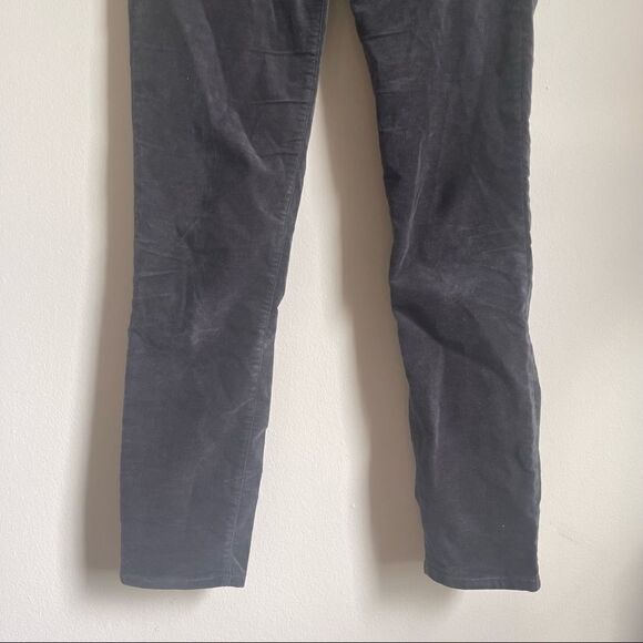J. Crew Mercantile Velvet Dark Grey Skinny Jeans Size 27 - Picture 9 of 10